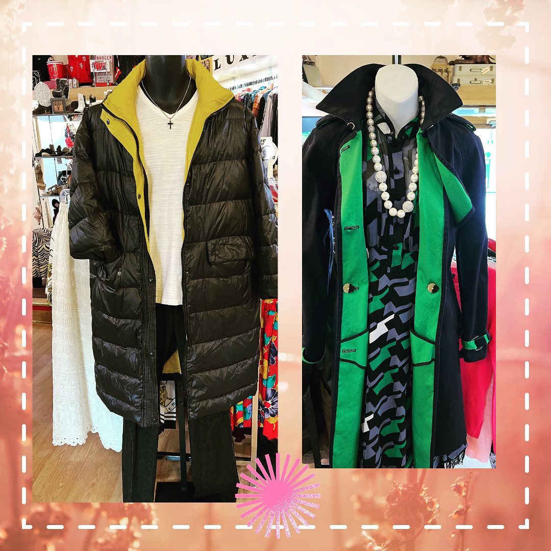 Thursday trench coats in style‼️✅🌟💓
•
•
•#buyselltrade #resaleboutique #style #fashionista #rethreadsstatestreet #rethreadsmadison #rethreadsstyle #coats #statestreetmadison #downtownmadisonwi #cashforclothes